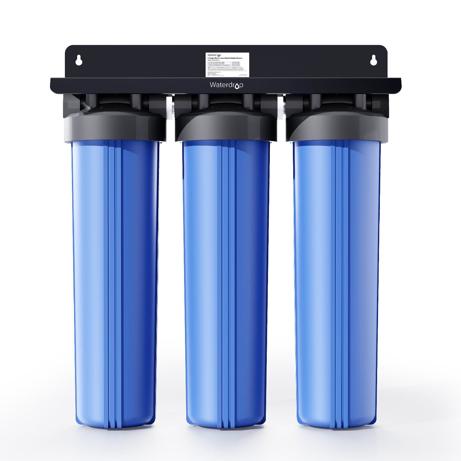 Sistema de Filtración para Toda la Casa de 3 Etapas Waterdrop con Filtro de Carbón y de Sedimentos