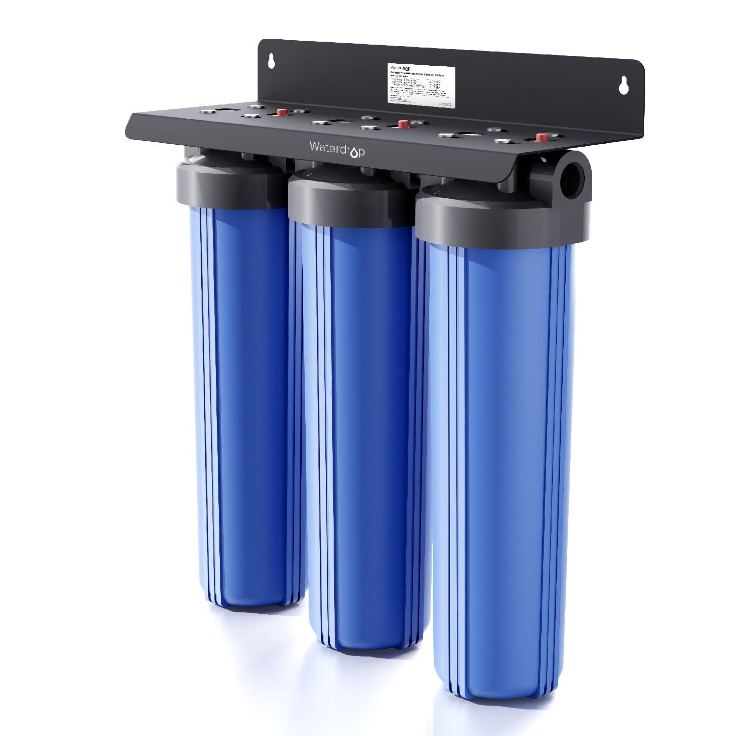 Sistema de Filtración para Toda la Casa de 3 Etapas Waterdrop con Filtro de Carbón y de Sedimentos