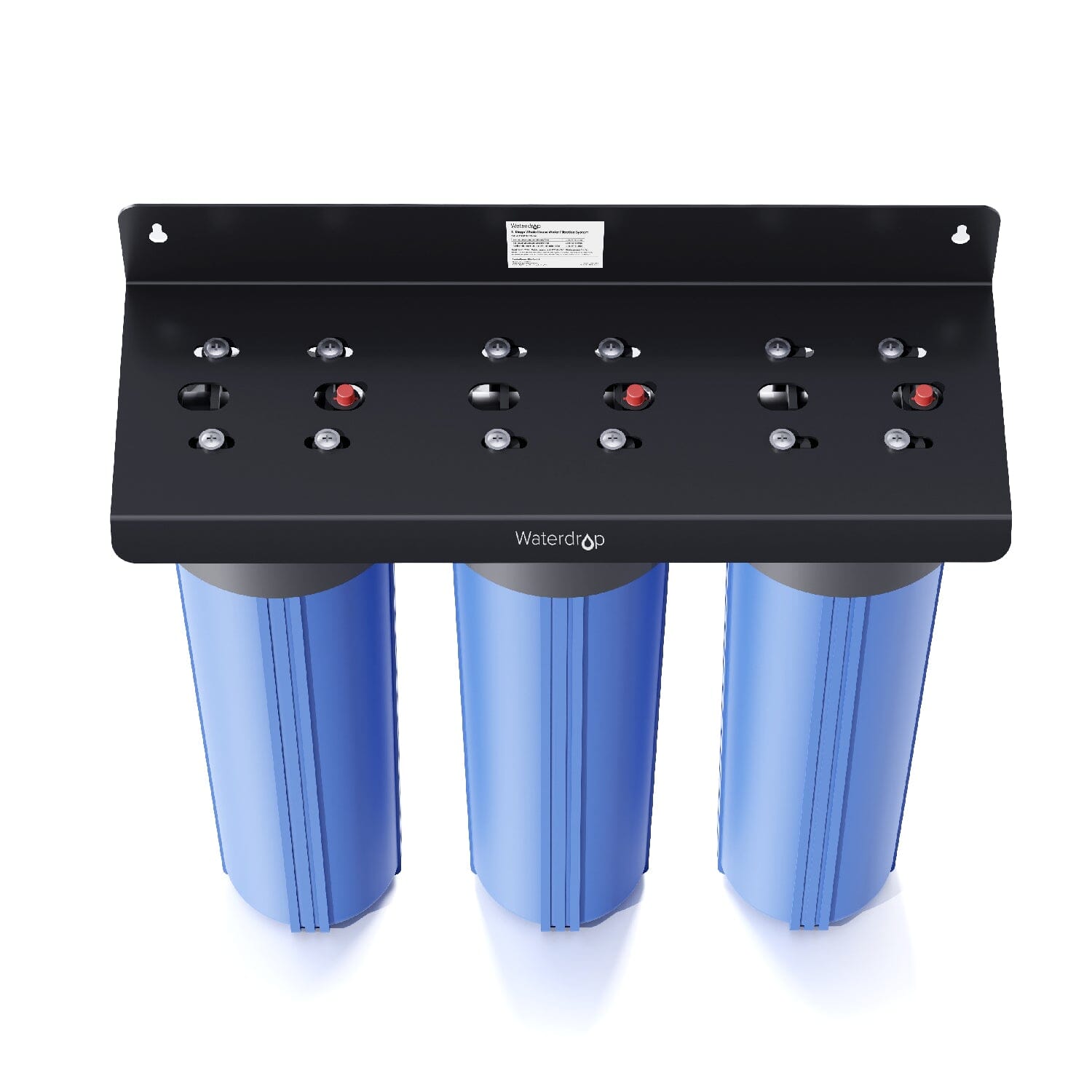 Sistema de Filtración para Toda la Casa de 3 Etapas Waterdrop con Filtro de Carbón y de Sedimentos