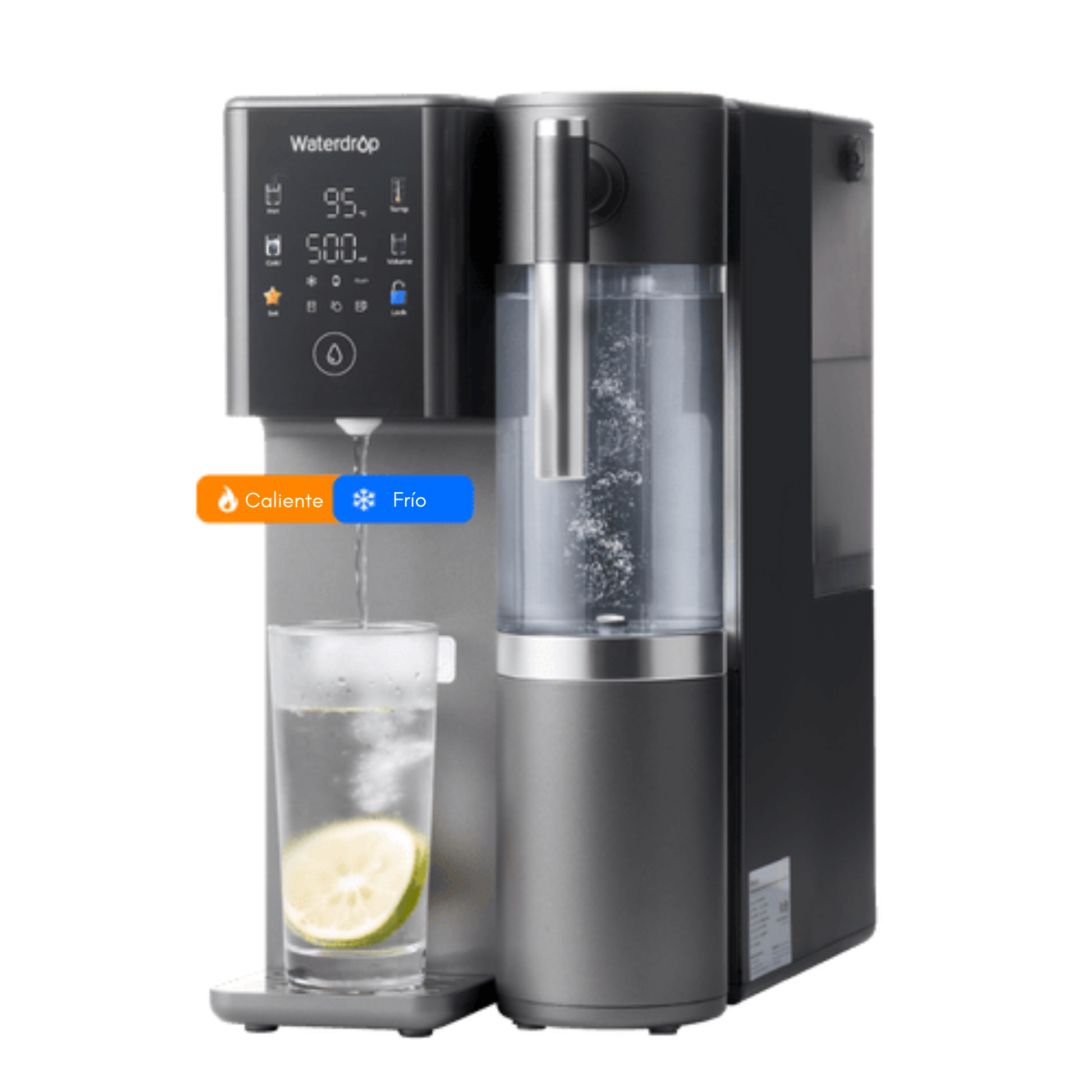 Dispensador de Agua RO Fría y Caliente con Remineralización Waterdrop A2G