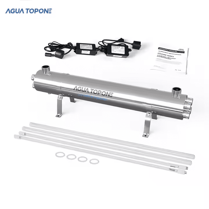 Filtro de agua UV 18 GPM de 75 W para la desinfección UV del agua SDE-075F