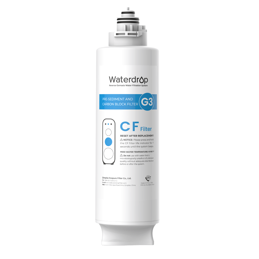 Filtro CF para Sistemas de Ósmosis Inversa Waterdrop G3P800, G3P600 y G3