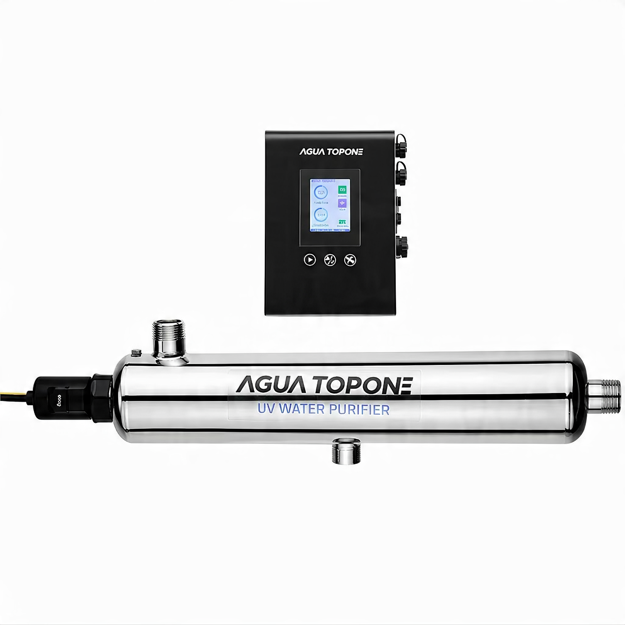 Filtro de agua Smart Premium UV 12 GPM de 48 W para la desinfección UVC del agua SAG-048