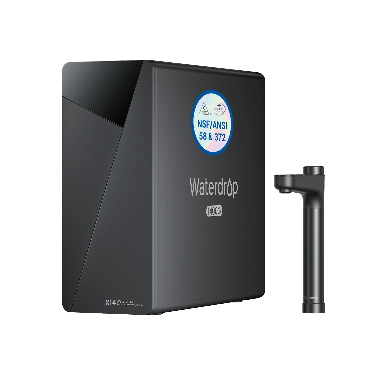 Sistema de filtración por ósmosis inversa Waterdrop Master bajo mesada X14 serie X