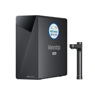 Sistema de filtración por ósmosis inversa Waterdrop Master bajo mesada X14 serie X