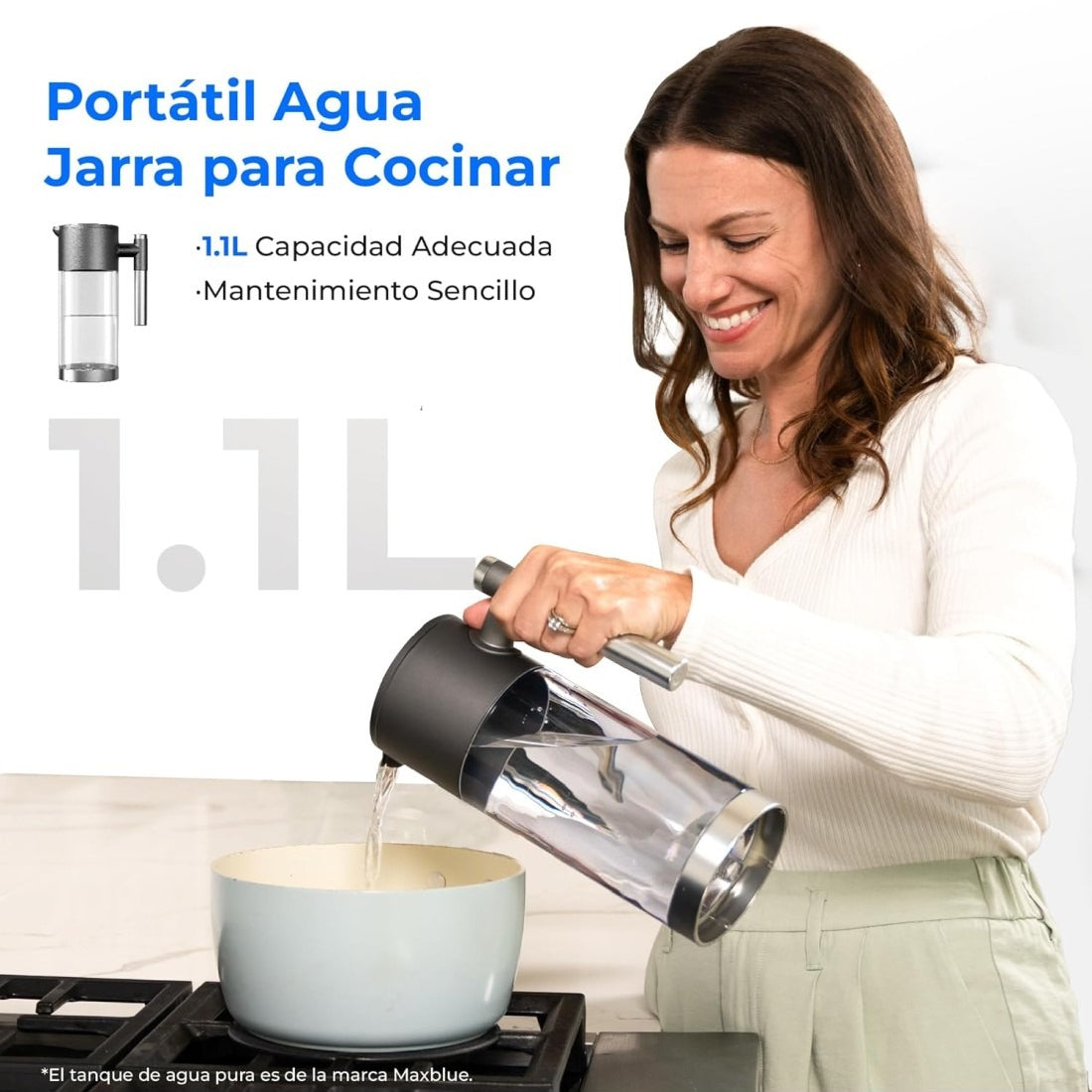 Dispensador de Agua RO Fría y Caliente con Remineralización Waterdrop A2G