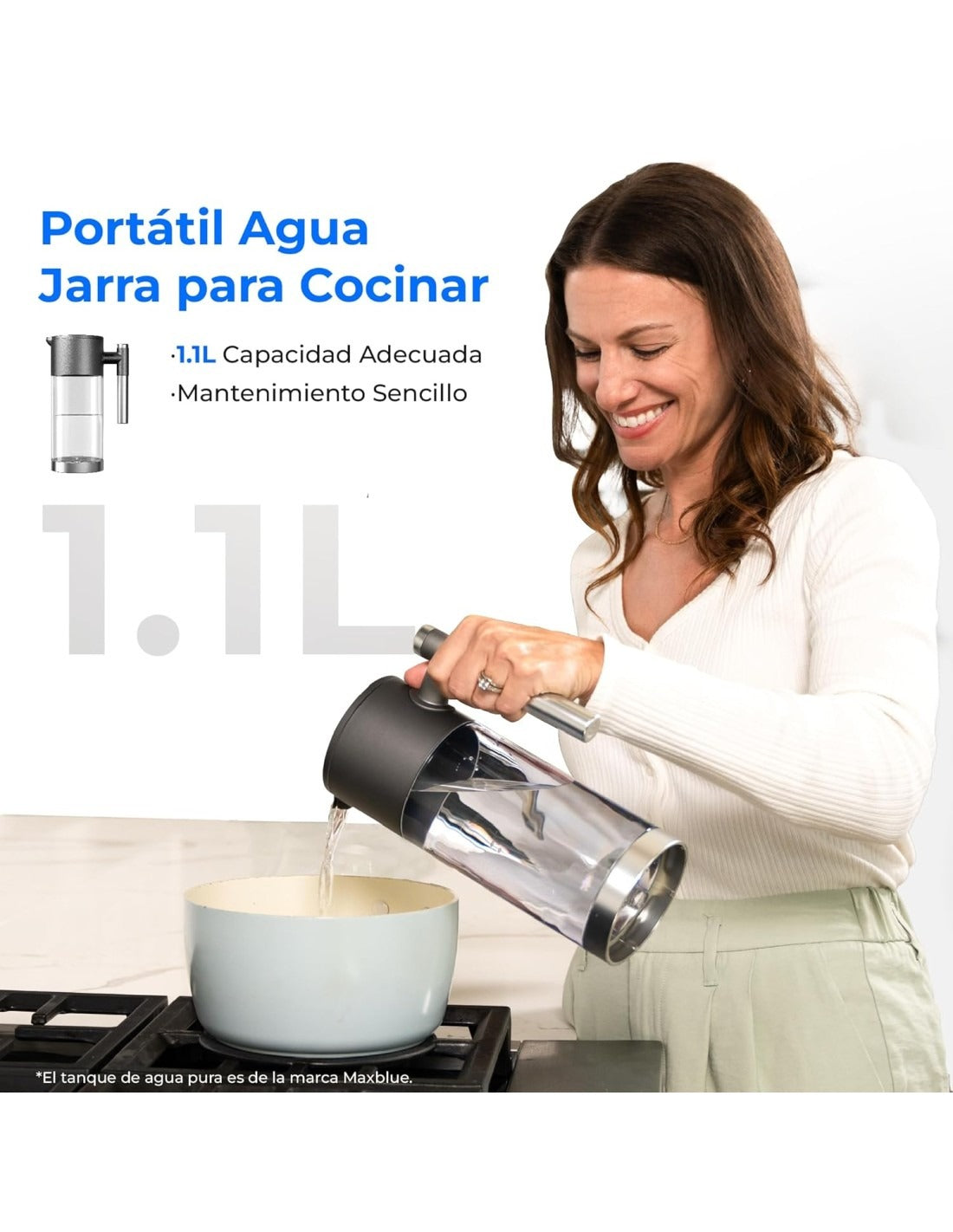 Dispensador de Agua RO Fría y Caliente con Remineralización Waterdrop A2G