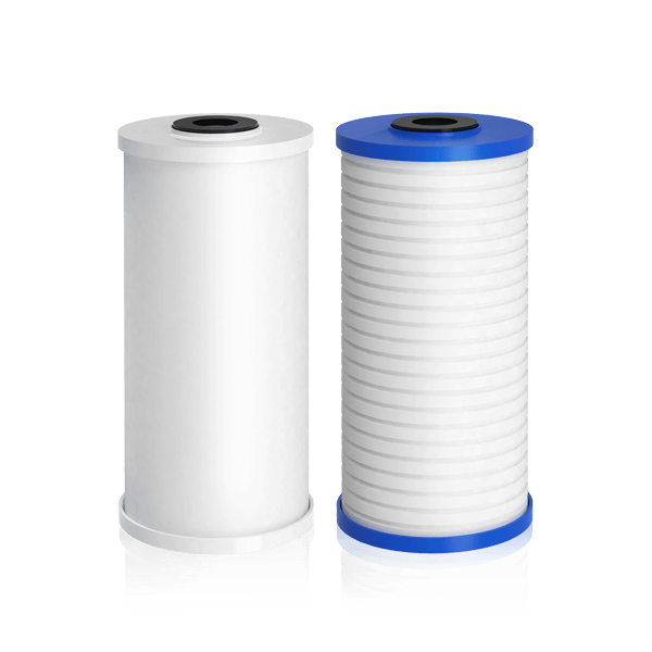 Cartucho de Repuesto Waterdrop WF10PG 5 Micrones 4,5" x 10" de Sedimentos y Carbón Activado para Sistema de Filtración para Toda la Casa WFH21-PG