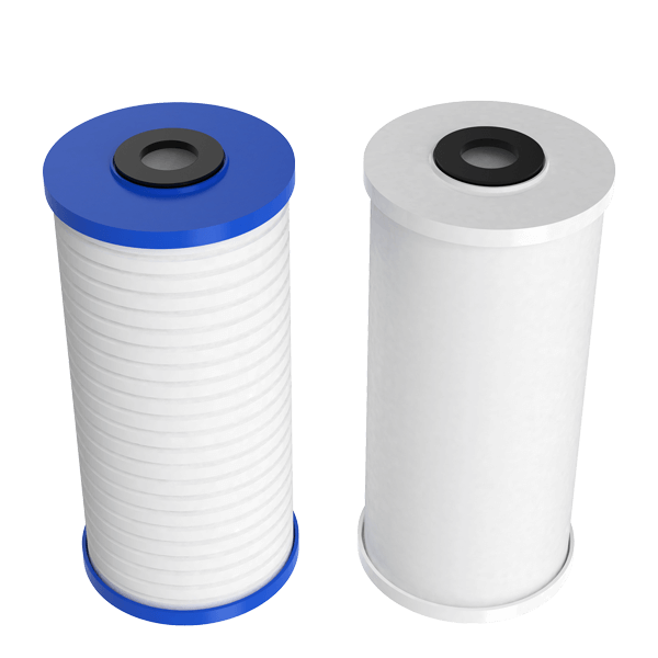 Cartucho de Repuesto Waterdrop WF10PG 5 Micrones 4,5" x 10" de Sedimentos y Carbón Activado para Sistema de Filtración para Toda la Casa WFH21-PG